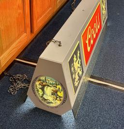 COORS BEER HANGING POOL TABLE LIGHT