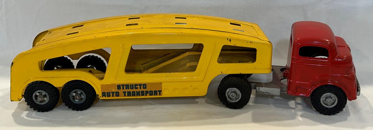 STRUCTO "AUTO TRANSPORT" SEMI-TRUCK AND TRAILER