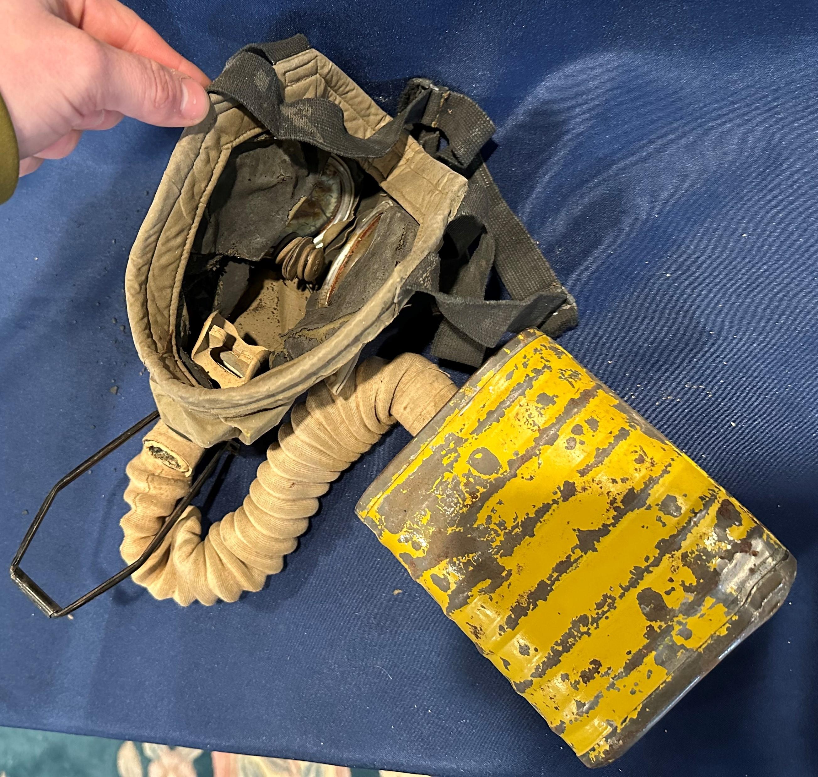 WWI Small Box Respirator Gas Mask
