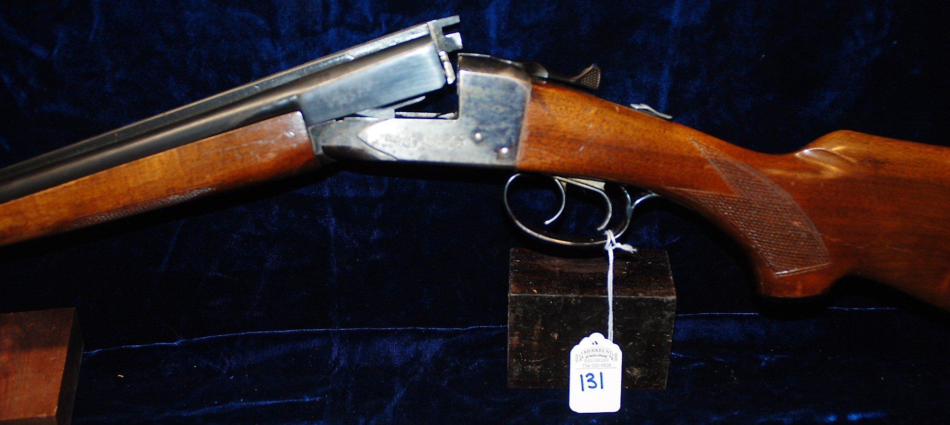 Vintage Fox Savage Model B 410-GA Side by Side Shotgun