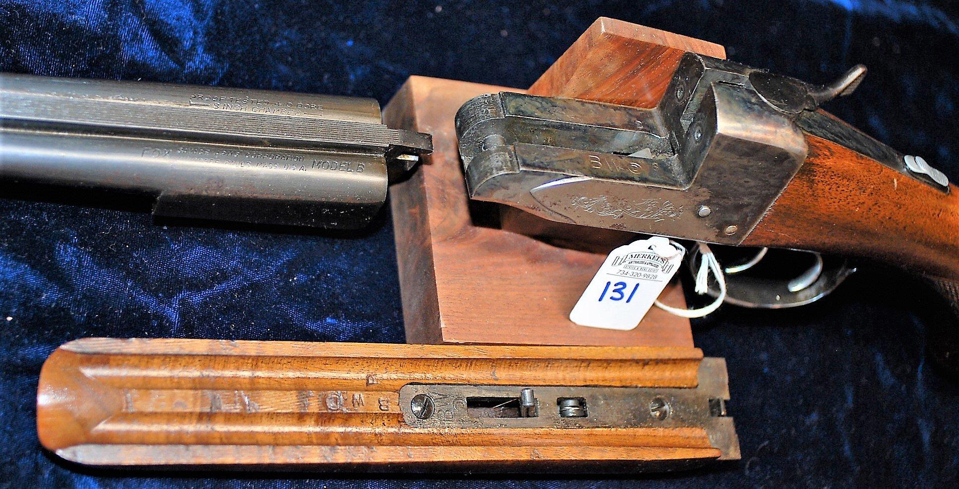 Vintage Fox Savage Model B 410-GA Side by Side Shotgun