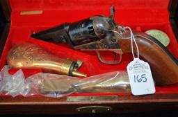 Colt Model 1849 Wells Fargo .31 Cal. Black Powder Revolver in Walnut Presentation Case