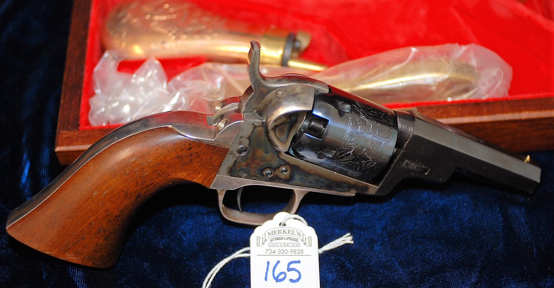 Colt Model 1849 Wells Fargo .31 Cal. Black Powder Revolver in Walnut Presentation Case
