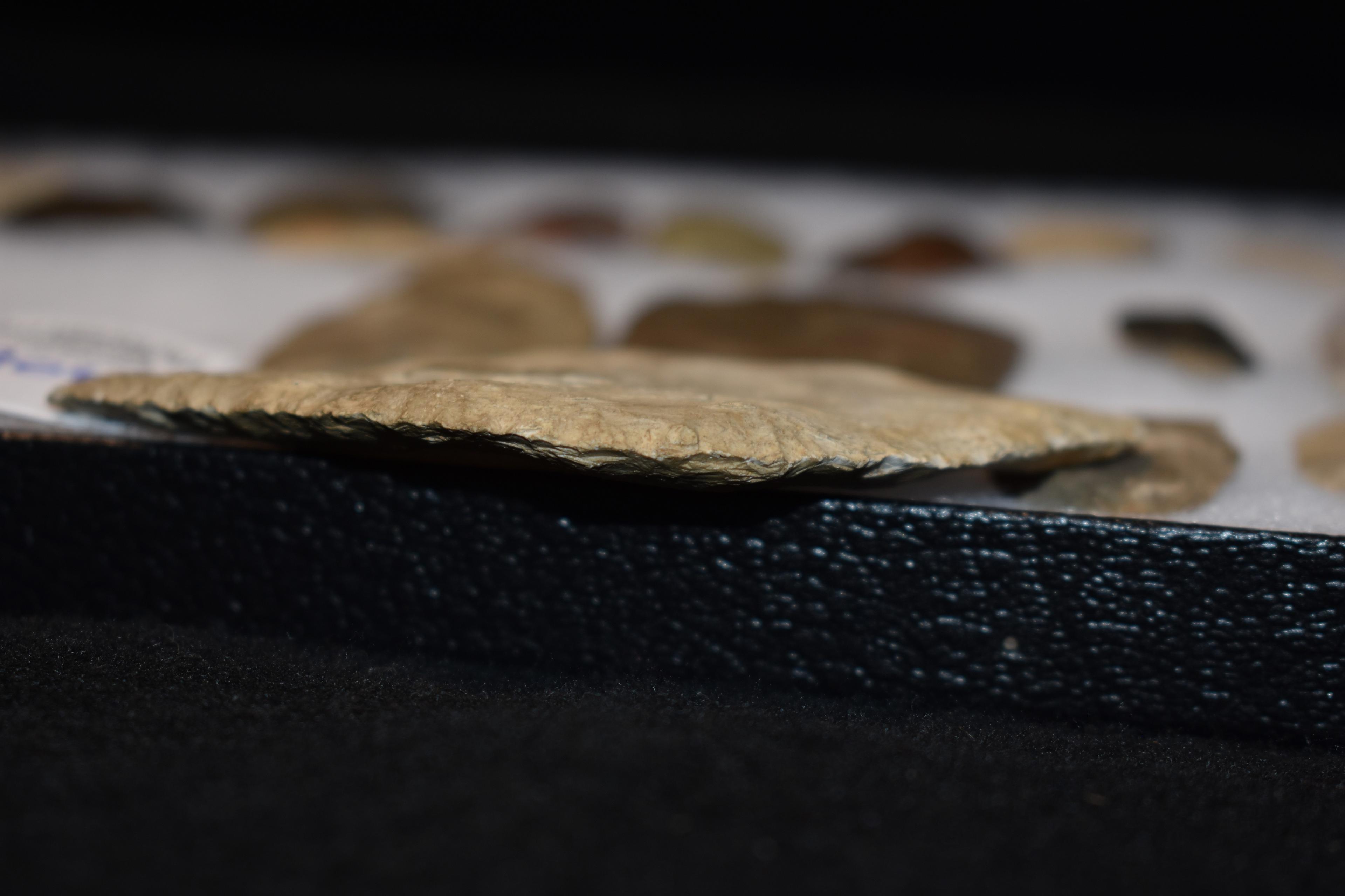 Frame of 20 Native American Arrowheads / Points (Mixed Origins)