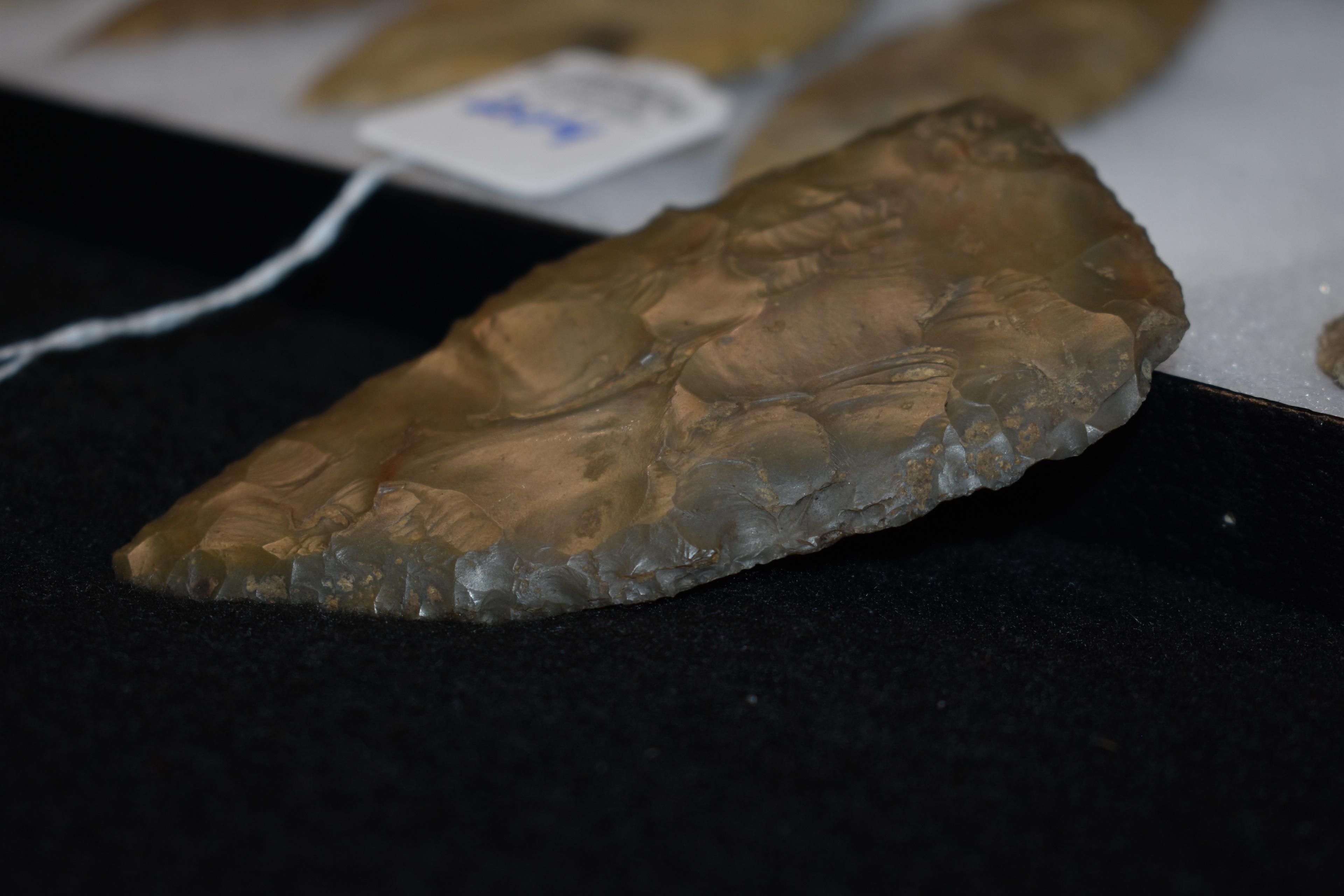 Frame of 20 Native American Arrowheads / Points (Mixed Origins)