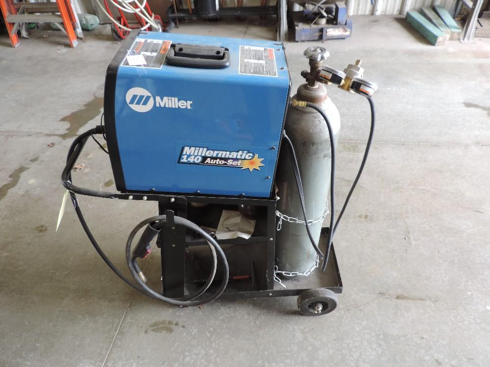 Millermatic 140 Auto Set, 120V, Welds 24 Gauge To 3/16" Mild Steel