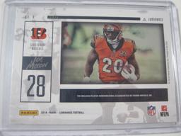 Joe Mixon Cincinnati Bengals Game Used Worn Jersey Card SP