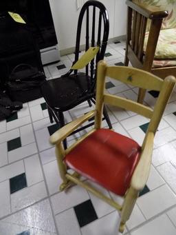 Pair of child's chairs