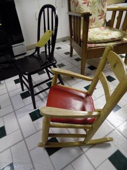Pair of child's chairs
