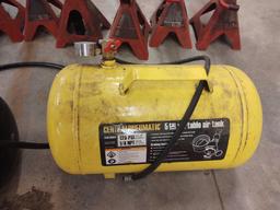 Two 5 gallon portable air tanks