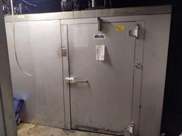 Bailey Walk-in Cooler w/ Bohn Cooler Compressor w/ 3 additional compressors