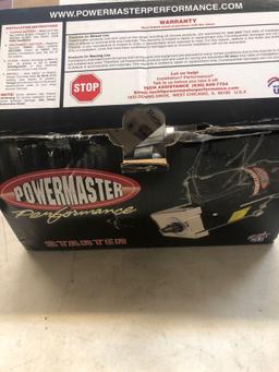 Oil filters and Powermaster starter