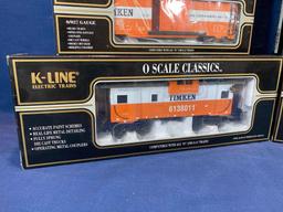 K-Line Timken MP-15 Diesel engine, & Timken cars & caboose