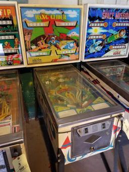 Bally Hang Glider pinball machine, no key