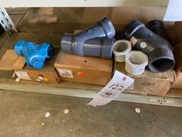 Coupling valves. Misc t's. Elbows ect.