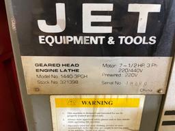 Jet 3phase horizontal eng. lathe