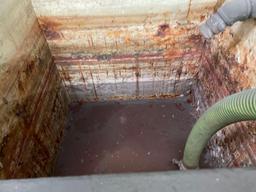 Water tank used for testing pumps
