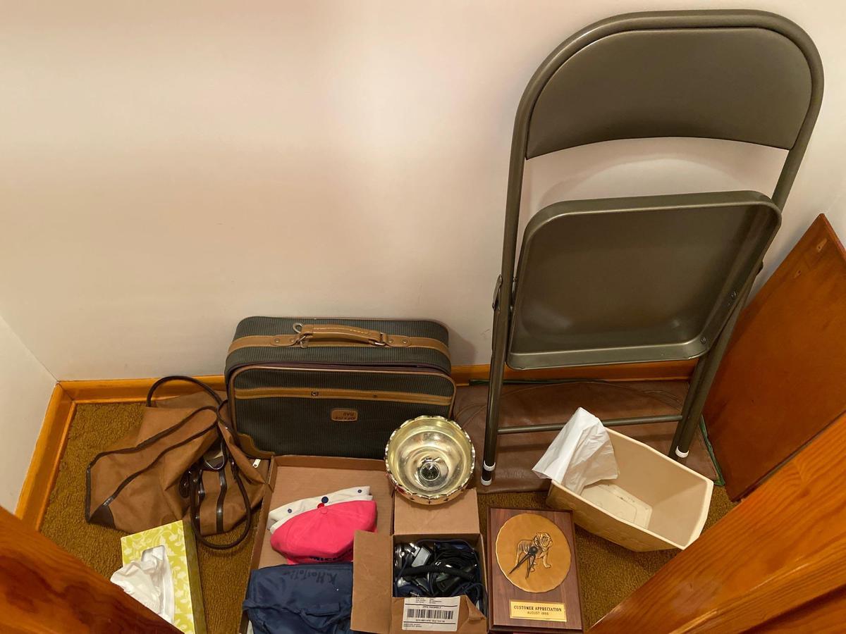 Bag, Chair, Clock