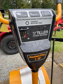 Poulan Pro 5 HP Rototiller , runs