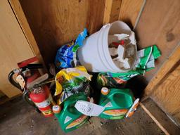 Weed Killer, Lawn Seed, Extinguishers
