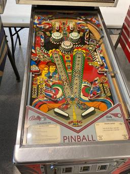 Bally Nitro Ground Shaker Pinball machine.