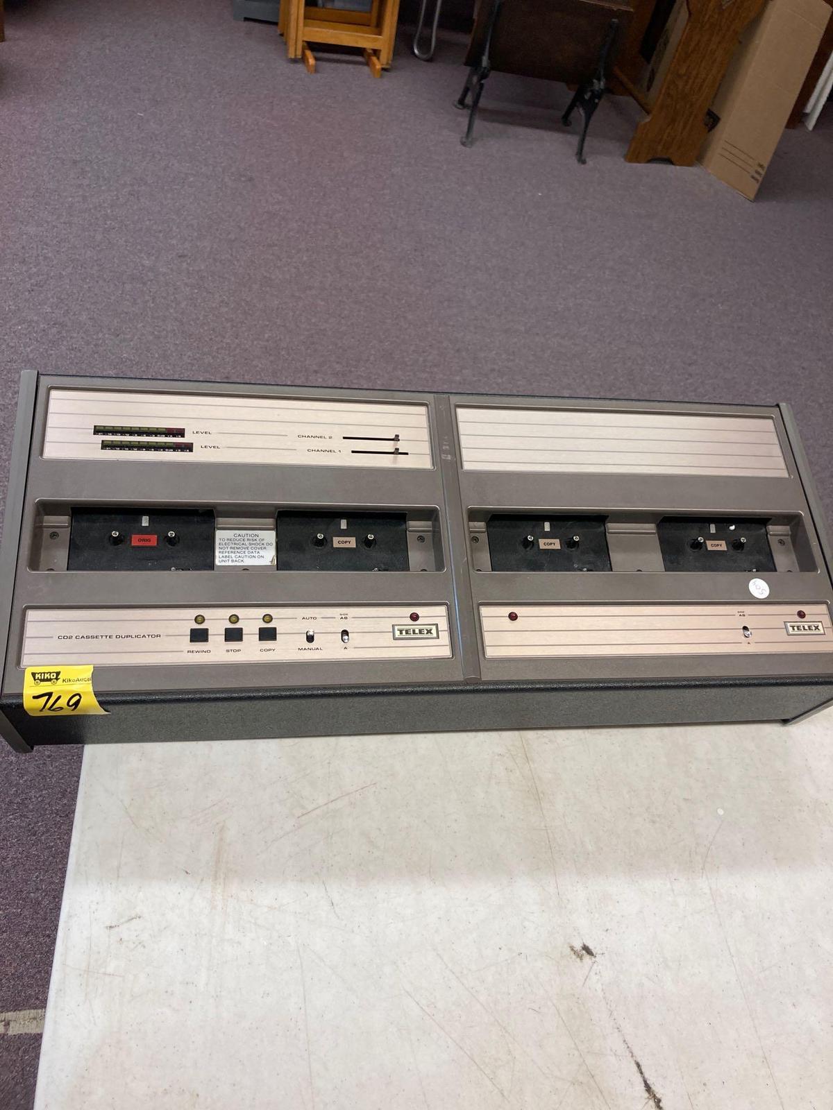 telex cd2 cassette duplicator