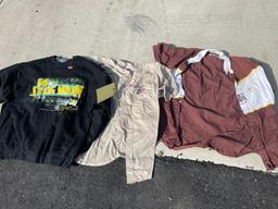 Dale Jarret button up shirts, Sterling Marlin sweatshirt