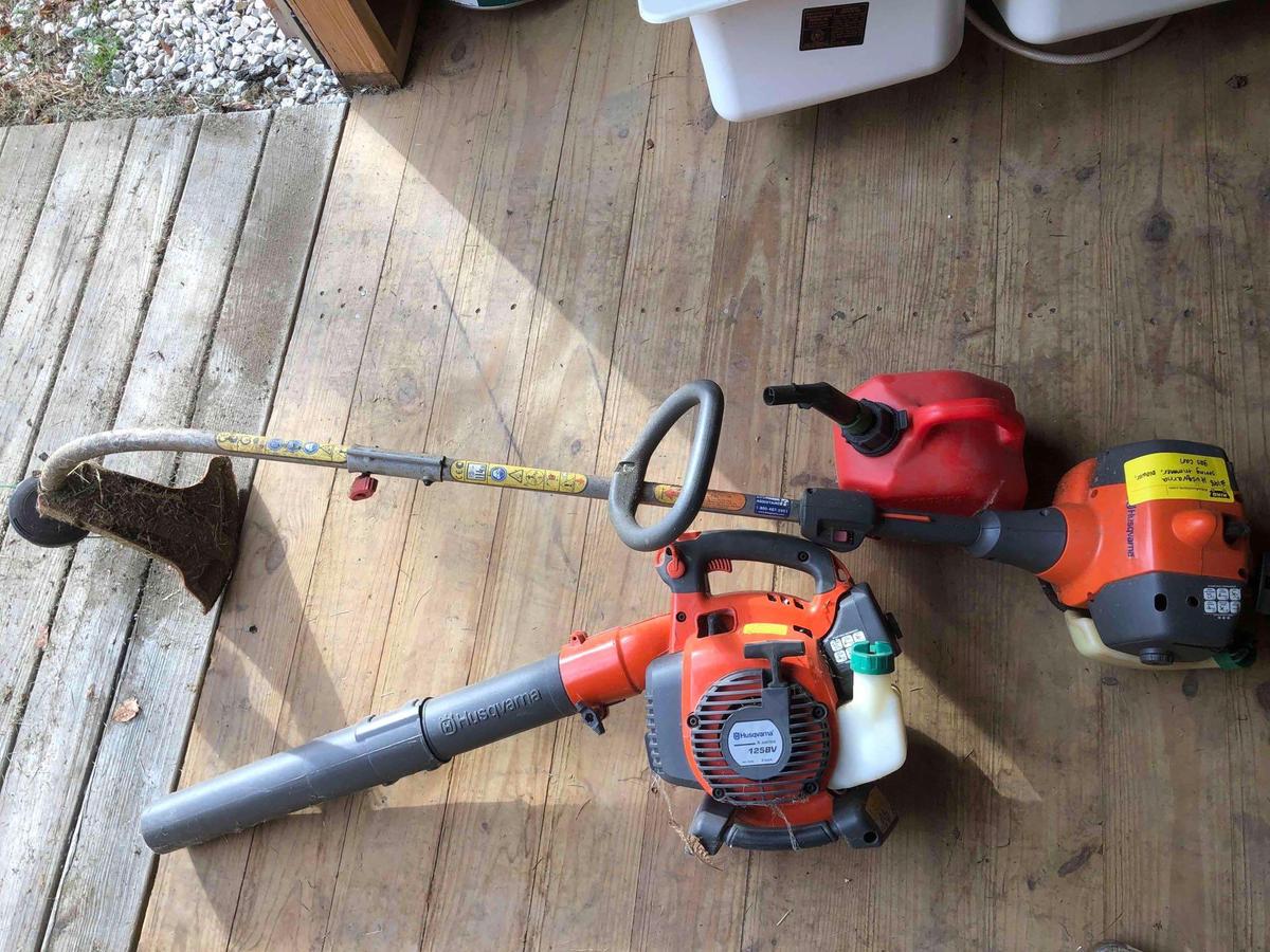 Husqvarna 128CD string trimmer, Husqvarna 125 BV Proxibid