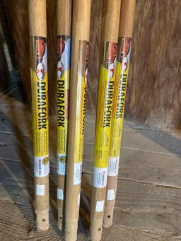 (5) 52 inch handles - little giant dura fork