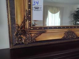 Gold Framed Mirror