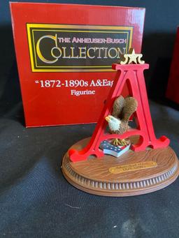 (2) Anheuser Busch Figurines