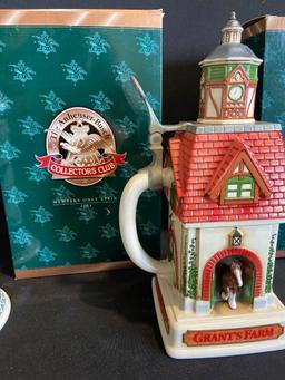 (3) Anheuser Busch Steins