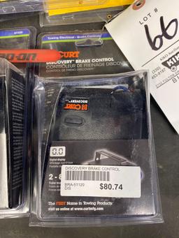 Curt Discovery brake controllers, wiring harnesses
