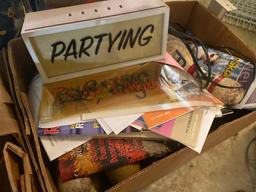 Bowling Pins, Arcade Game Parts, Sign