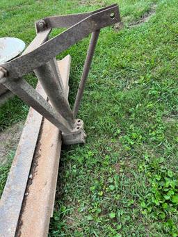 8 foot wide three point hitch scraper blade
