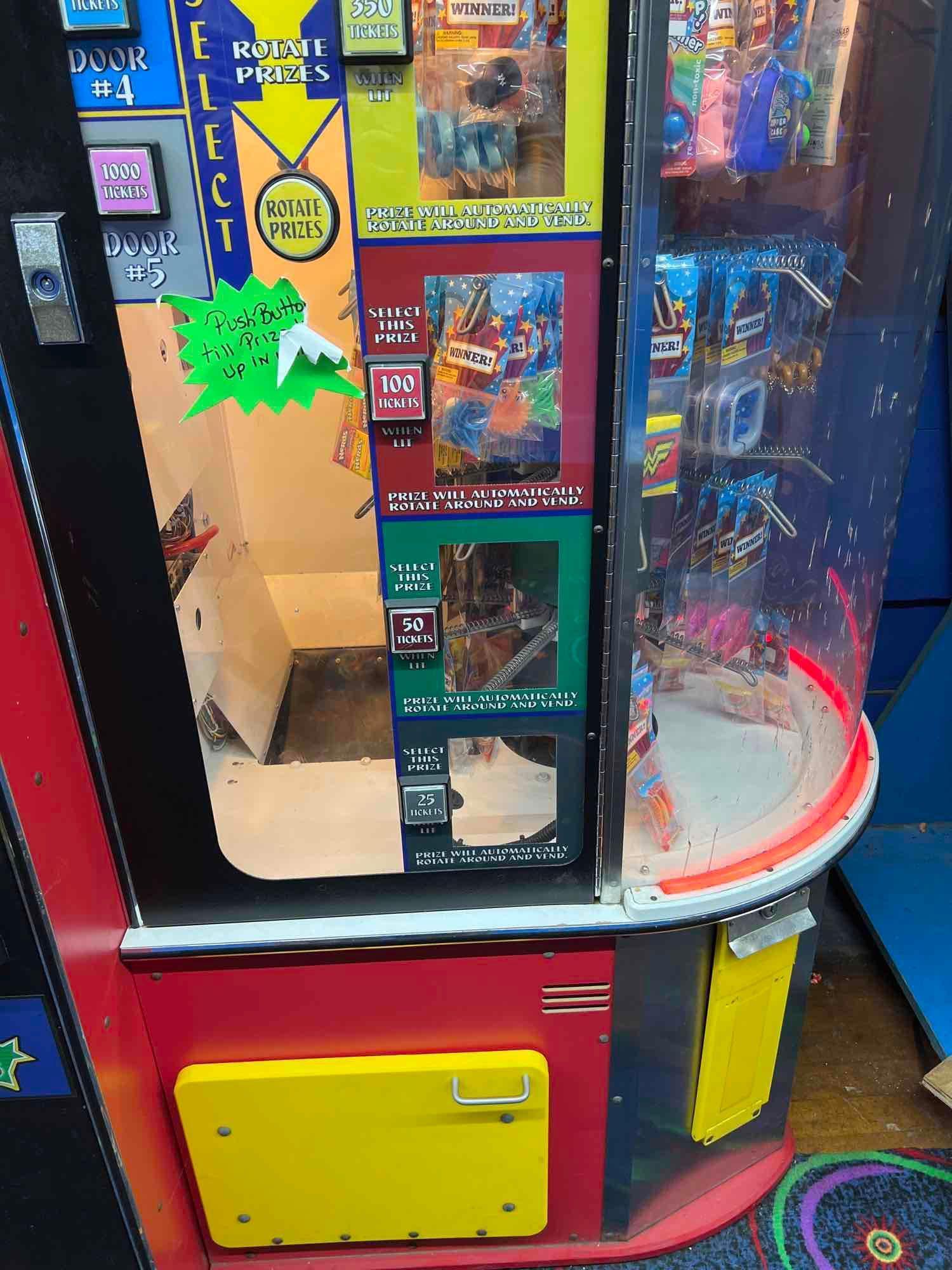 Ticket To Prize Center Prize Dispenser
