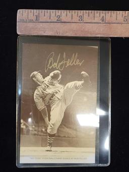 Autographed Bob Feller photo (no certificate)