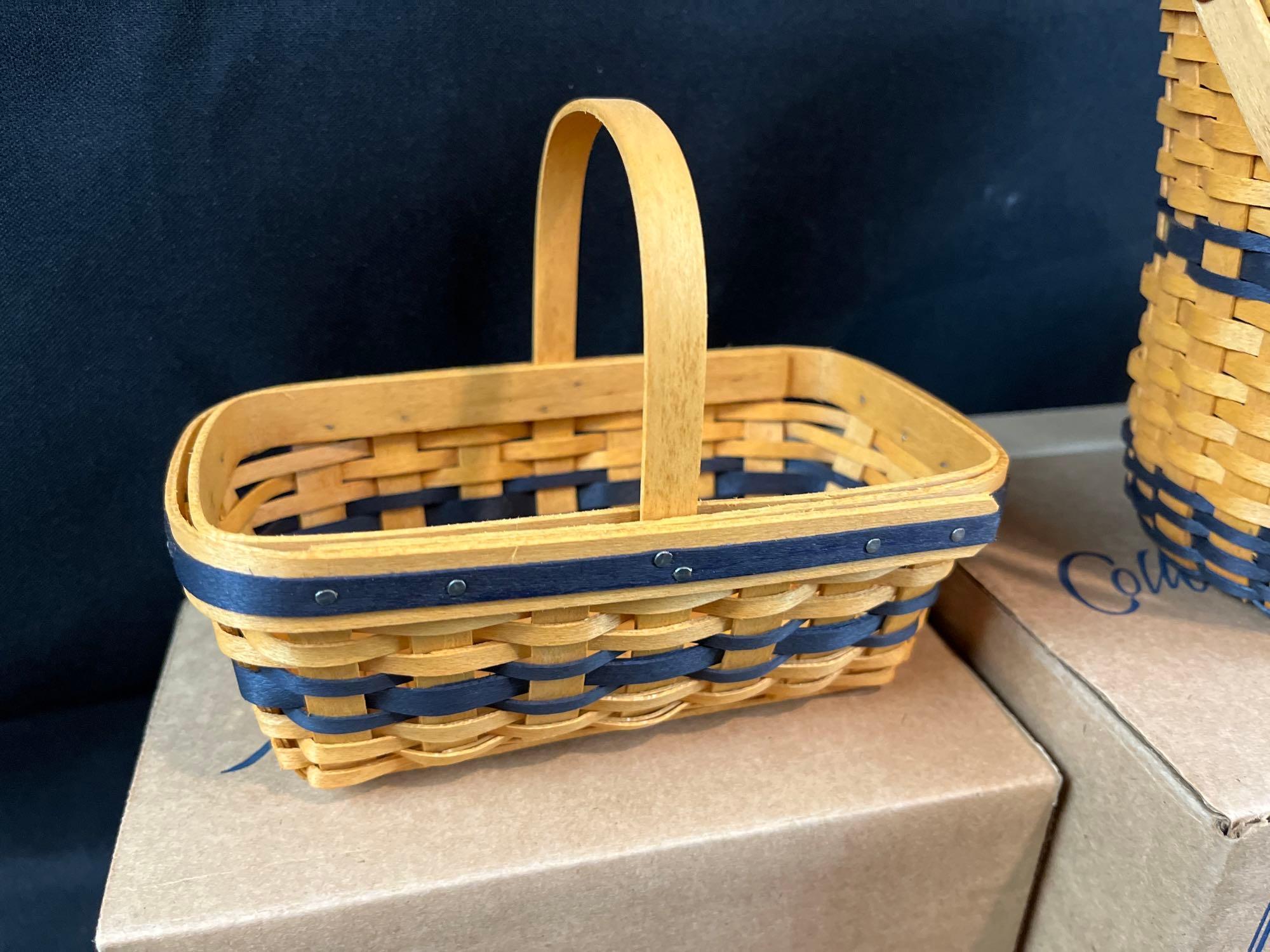 (4) Longaberger collectors club baskets