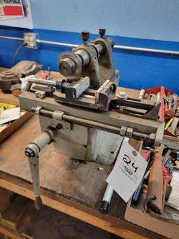 Horizontal table top milling machine