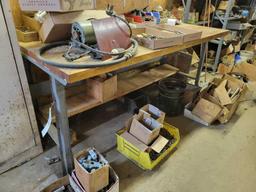 heavy work bench (contents not included, bench only)
