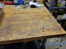 heavy work bench (contents not included, bench only)