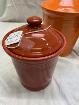(4) Fiesta canisters