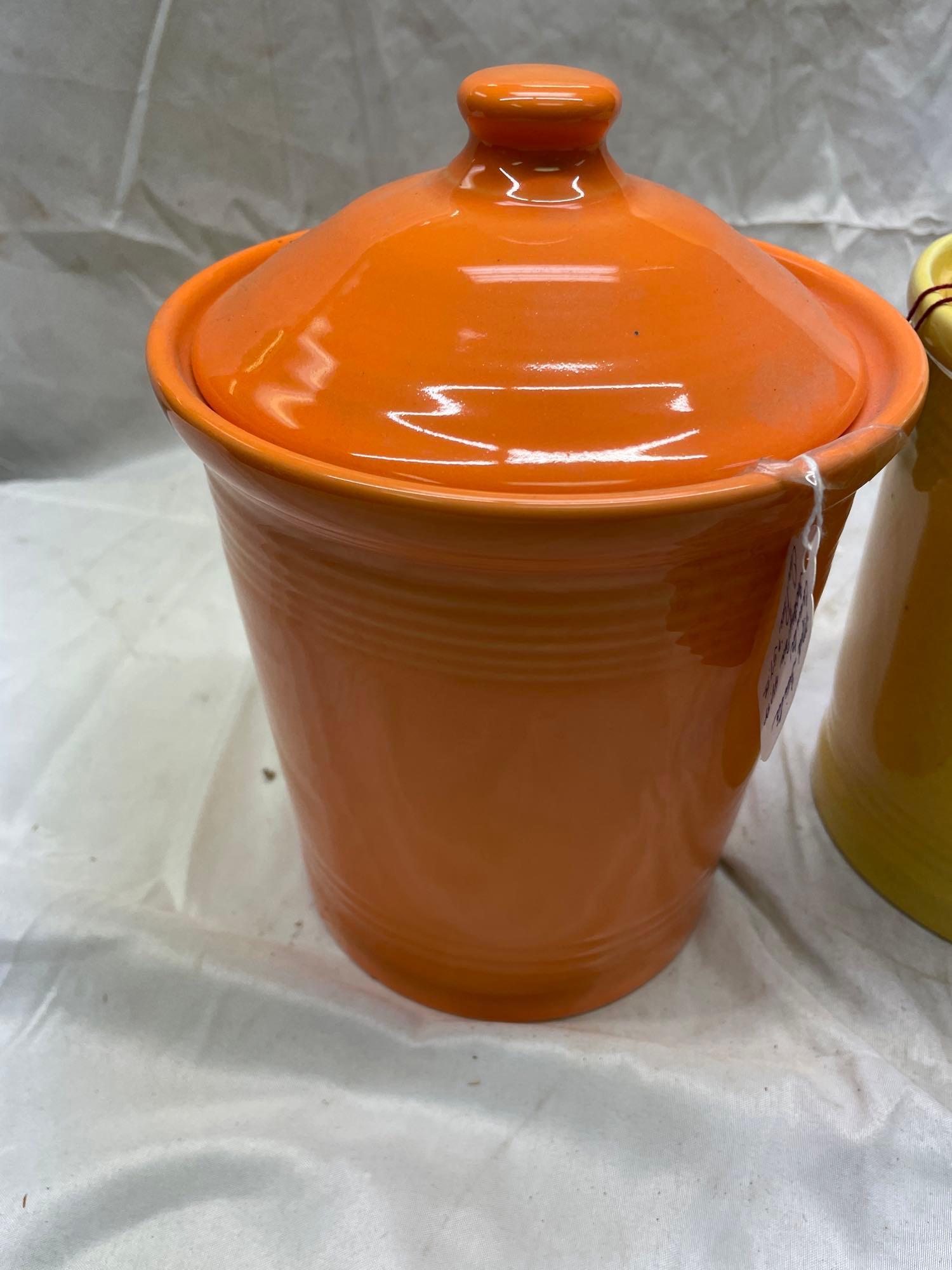(4) Fiesta canisters