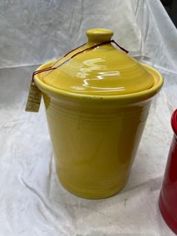(4) Fiesta canisters