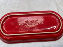 Fiesta bread tray, bowls