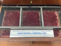Early 1900?s Dentist travel box with tools