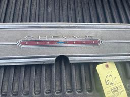 original trunk plate off 1966 Chevy nova