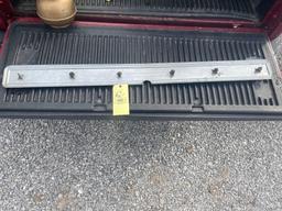 original trunk plate off 1966 Chevy nova