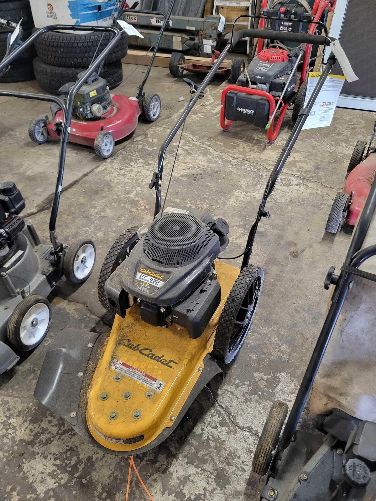 Cub cadet ST 100 22in wheeled string trimmer Proxibid