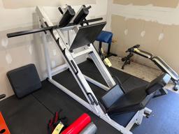 York Barbell Hack Squat and Leg Press Machine